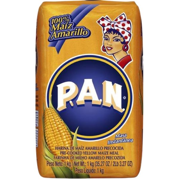 Harina de maíz PAN amarilla