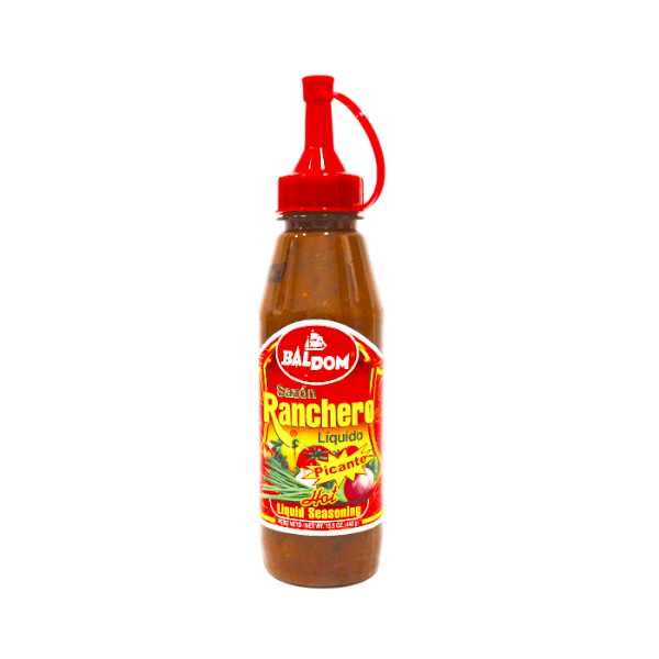 Sazón líquido Ranchero picante 450 ml.