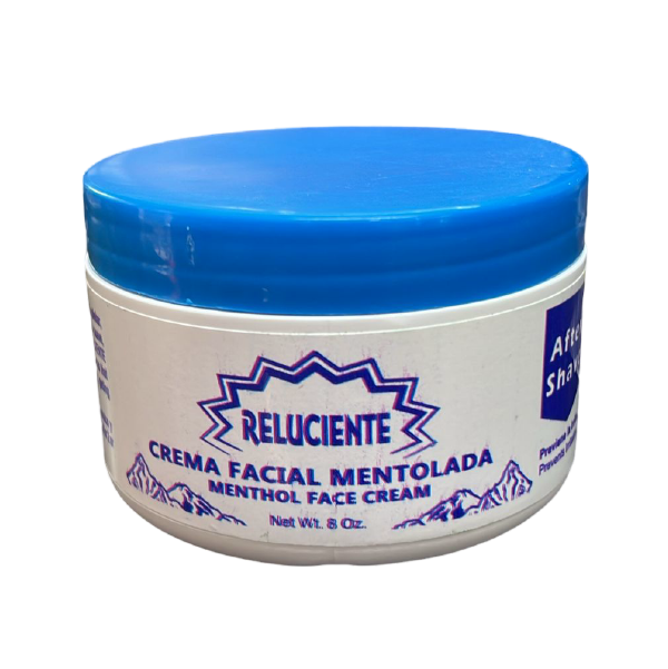 Reluciente crema facial mentolada
