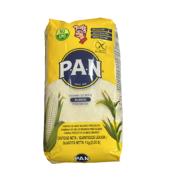 Harina de maíz precocida pan